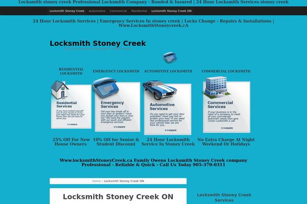 locksmithstoneycreek.ca site used Standard