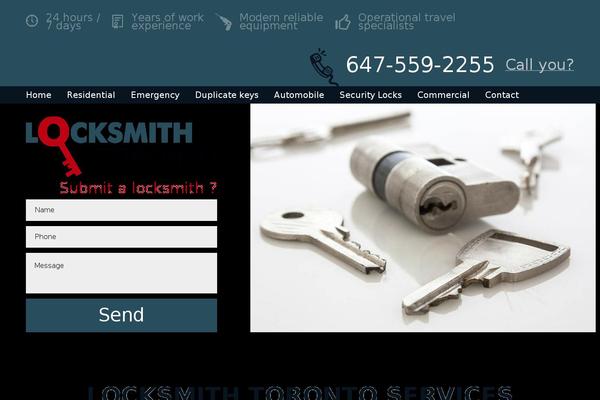 locksmithtoronto365.com site used Theme46549