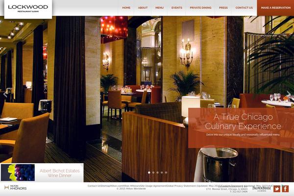 Lockwood theme site design template sample