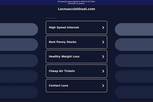 locnuocsinhhoat.com site used Aw_theme