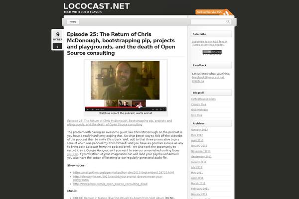 lococast.net site used LightWord