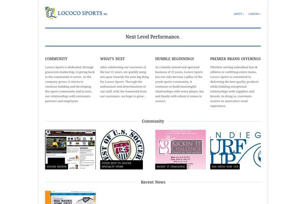 Adapt theme site design template sample