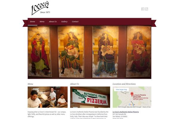 Gusteau theme site design template sample