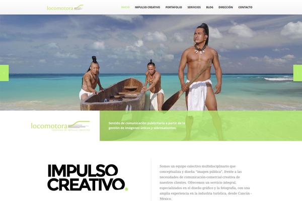Scroller theme site design template sample