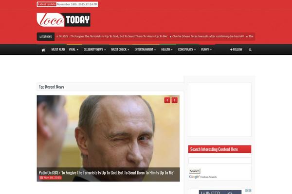 Argenta theme site design template sample