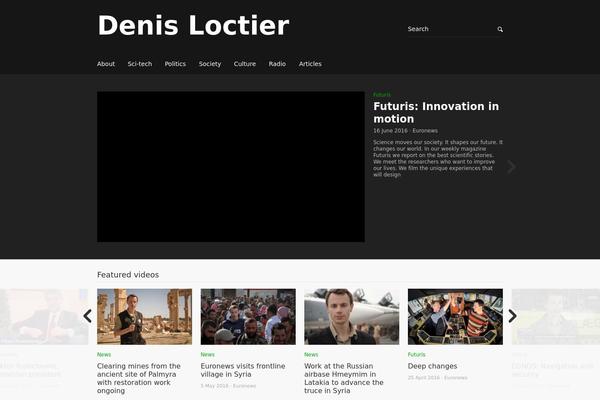 Synch theme site design template sample