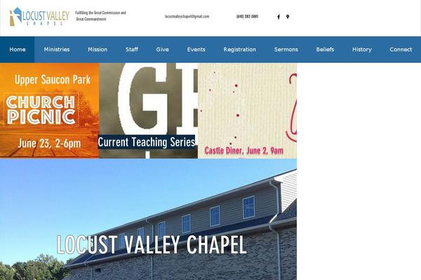 Ezekiel theme site design template sample