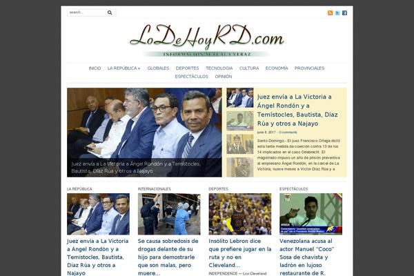 Newsium theme site design template sample