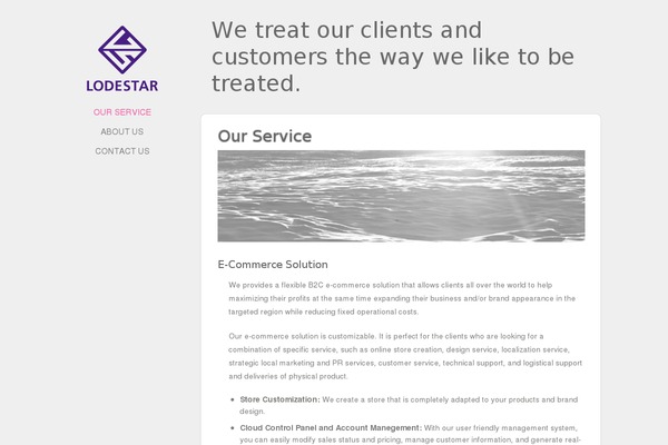 Solo theme site design template sample