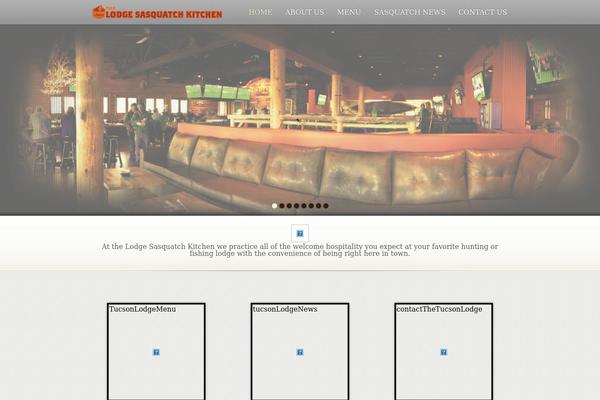Gourmet theme site design template sample