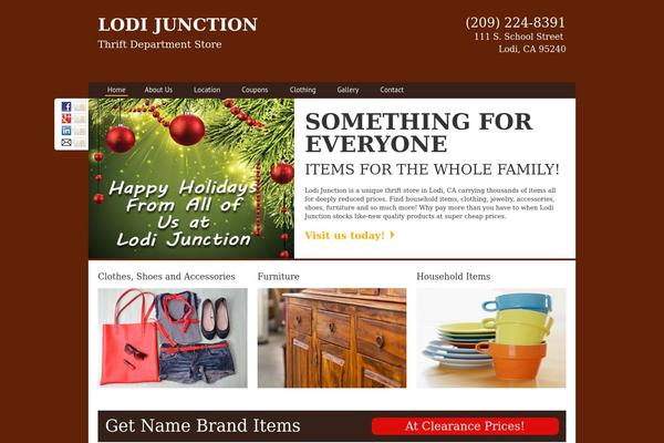 Frontend theme site design template sample