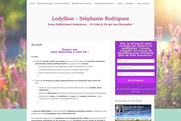 BlogoLife theme site design template sample