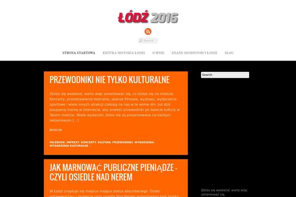 Bold theme site design template sample