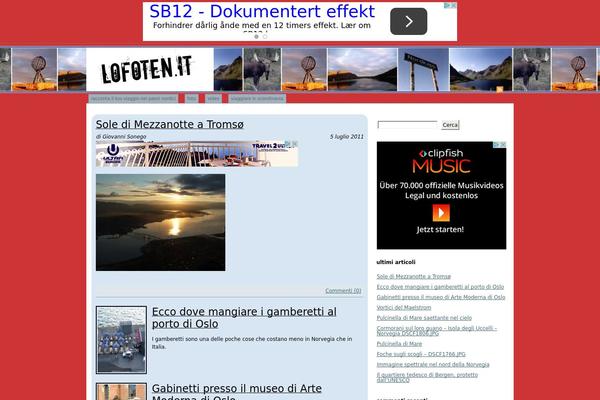 lofoten.it site used Factotum-blog-network