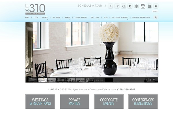 Prestige Light theme site design template sample