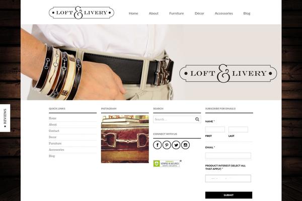 The Retailer theme site design template sample