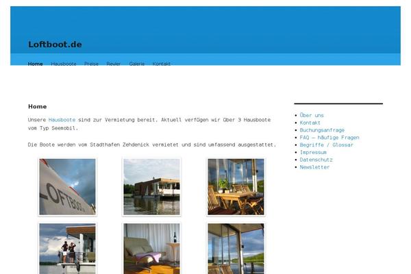 loftboot.de site used Twentysixteen-loftboot-child