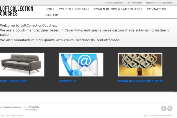 WP Opulus theme site design template sample