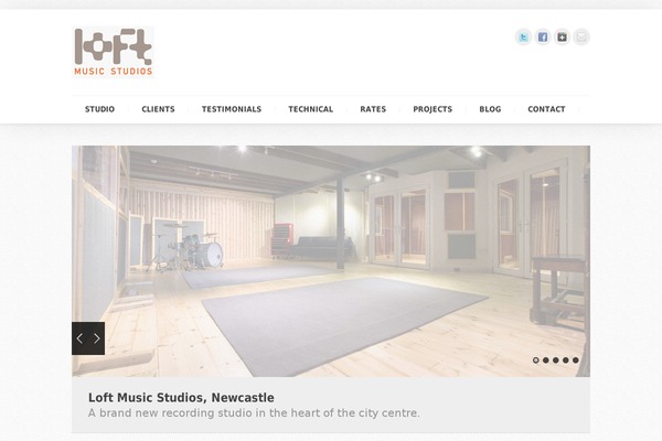 loftmusicstudios.co.uk site used Intent13