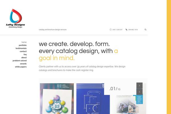 Schon theme site design template sample
