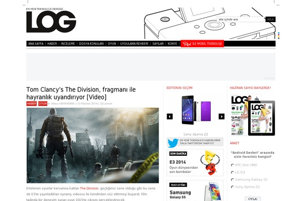 log.com.tr site used Log