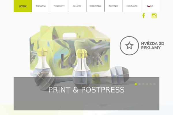 log.cz site used Theme53590