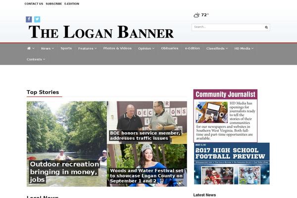 loganbanner.com site used Civitasmedium
