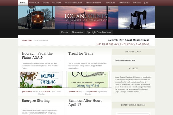 logancountychamber.com site used eNews
