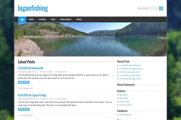 HappenStance theme site design template sample