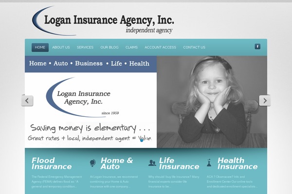 loganinsurance.com site used Theme1831