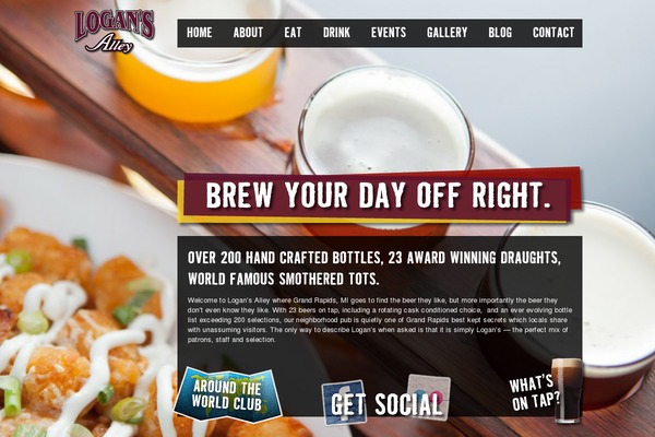 logansalley.com site used Logans-alley