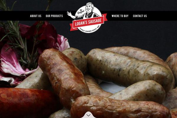 Logan theme site design template sample