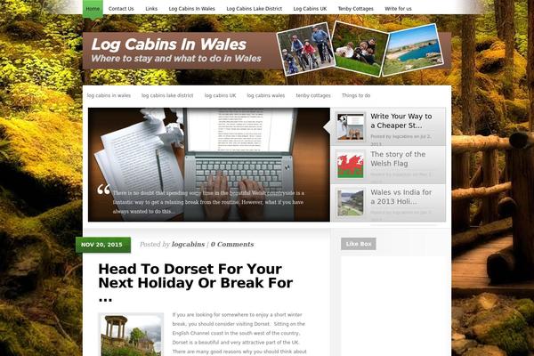 Glow theme site design template sample