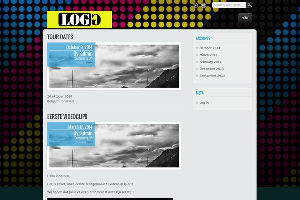 Travel Lite theme site design template sample