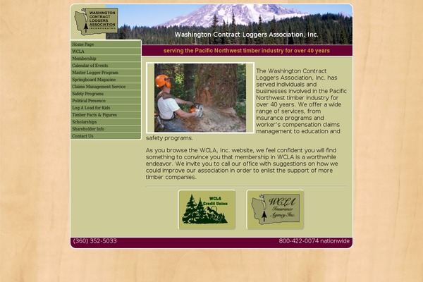 loggers.com site used Woodgrain