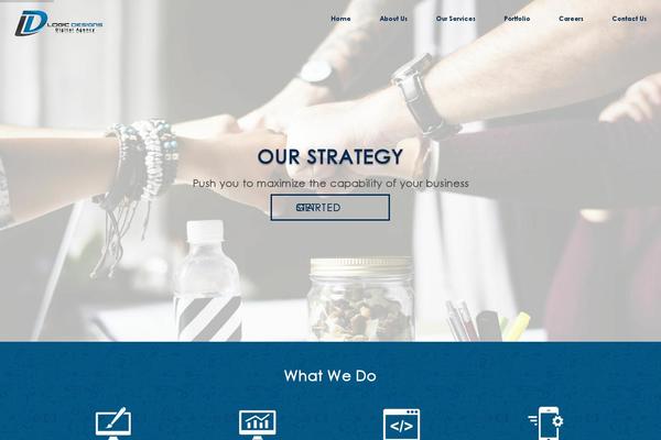 Crystal theme site design template sample