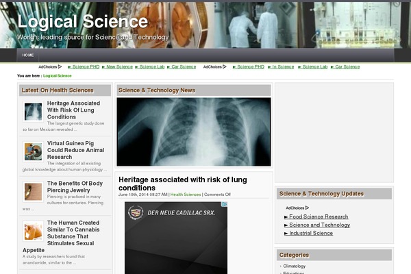 logicalscience.com site used Vimage