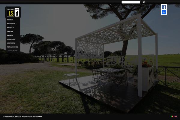 Sideways theme site design template sample