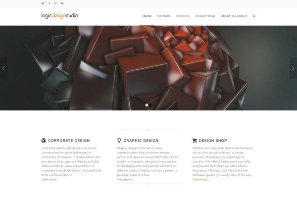 Enfold theme site design template sample