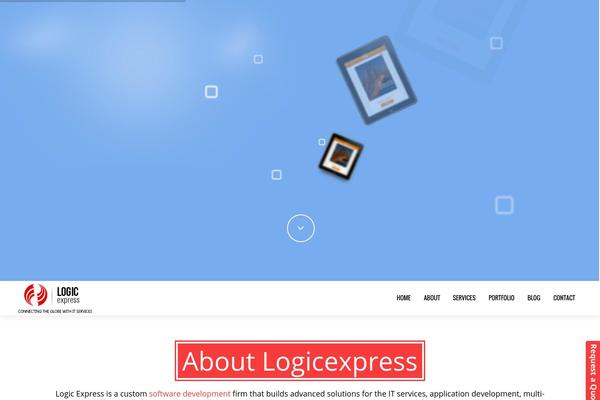 Jarvis theme site design template sample