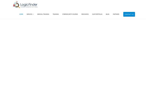 Finance theme site design template sample