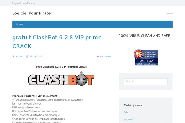 logicielpirater.com site used Presentation Lite