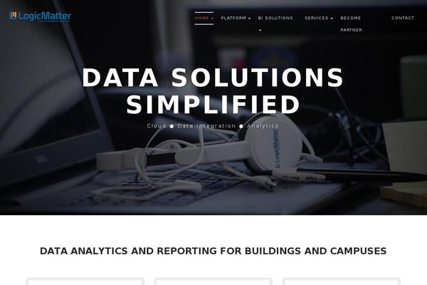 Simple theme site design template sample