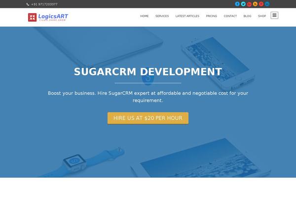 Site using FormGet Contact Form plugin