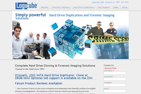 logicube.com site used Logicube