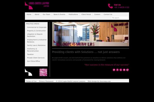 Nano2 theme site design template sample