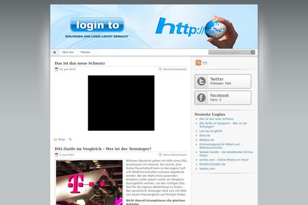 iNove theme site design template sample