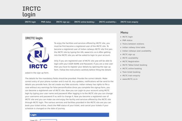 WordPress theme site design template sample