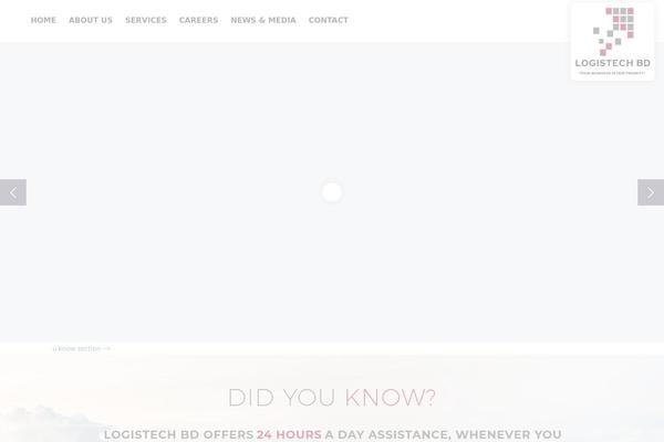 logistechinc.com site used Wpt-logistechbd