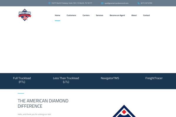 Transcargo theme site design template sample